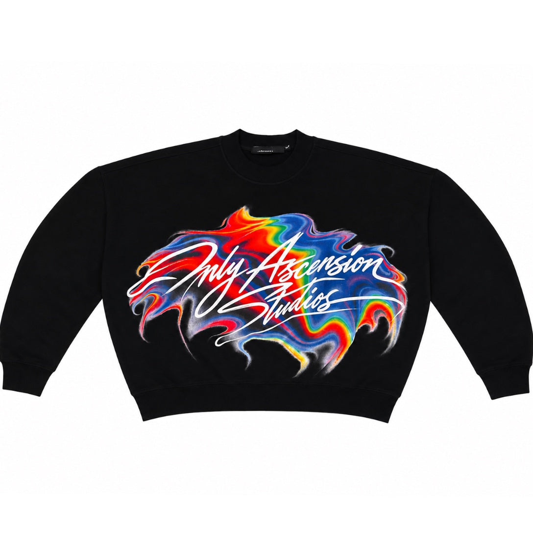 Chromatic Cropped Crewneck - Pre-Order